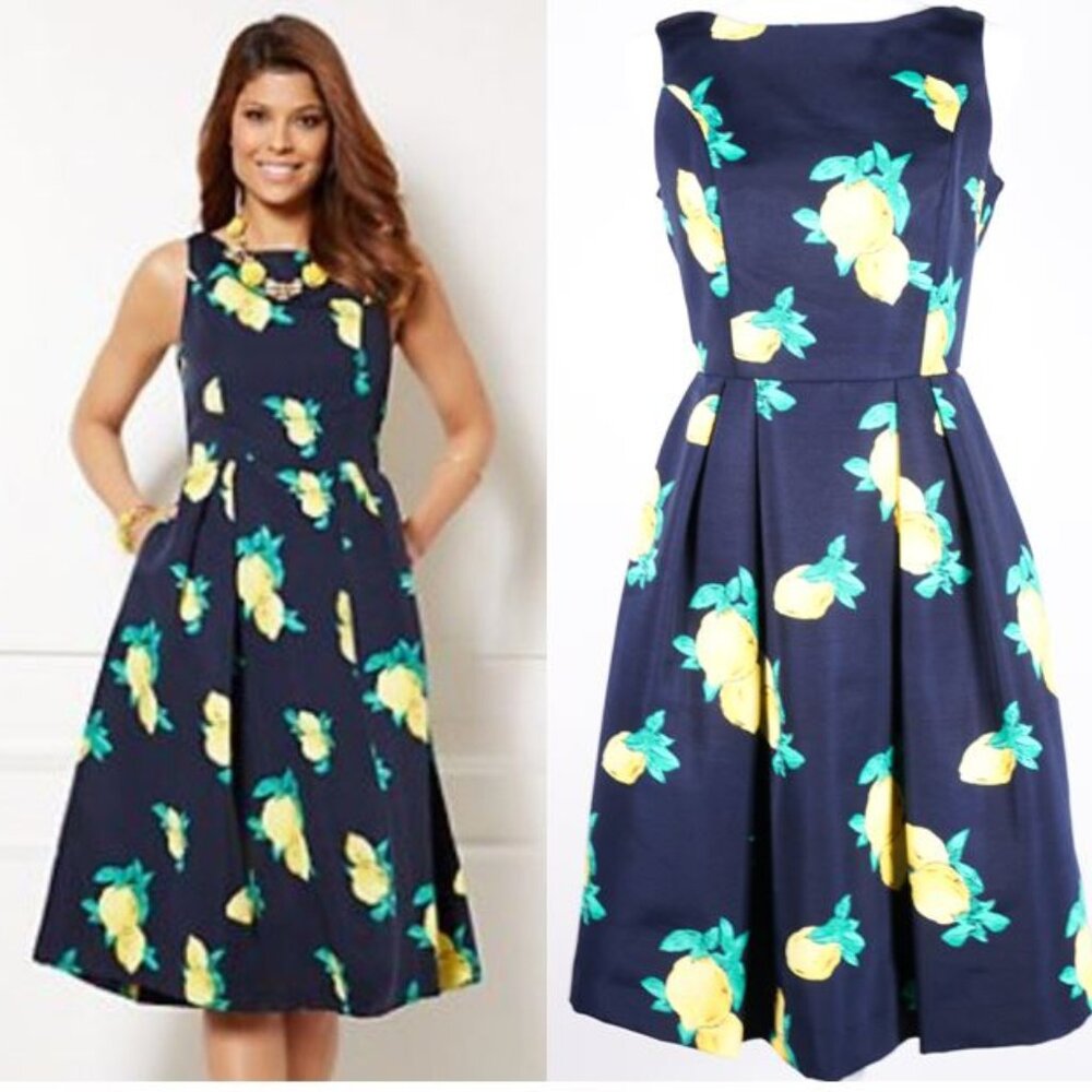 NWT Eva Mendes for New York & Company Felicity Lemon Dress